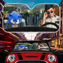 Sonic The Hedgehog Car Auto Sunshades Nearkii
