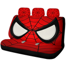 Spiderman Eyes Sunflower Car Back Seat Covers Decor Protectors Nearkii