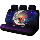 Spiderman And Deadpool Couple Love You To The Moon Galaxy Premium Custom Car Back Seat Covers Decor Protectors Nearkii