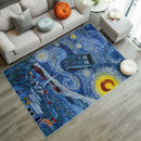 Starry Night Doctor Who Ii Rug Carpet Rug Home Room Decor Nearkii