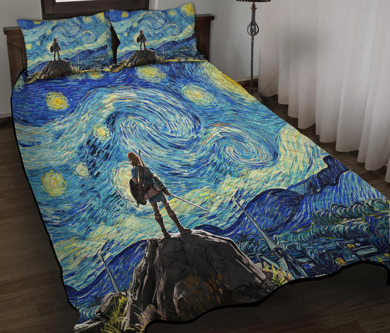 Starry Night The Legend Of Zelda Quilt Bed Sets Nearkii