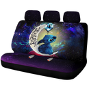 Stitch Love You To The Moon Galaxy Premium Custom Car Back Seat Covers Decor Protectors Nearkii