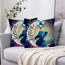 Stitch Love You To The Moon Galaxy Pillowcase Room Decor Nearkii
