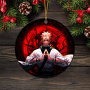 Sukuna Moonlight Mica Circle Ornament Perfect Gift For Holiday Nearkii