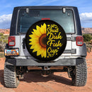 Sunflower Shut Duh Fuh Cup Car Spare Tire Covers Gift For Campers Nearkii
