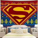 Superman Christmas Tapestry Room Decor Nearkii