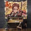 Tanjiro Demon Slayer Tapestry Room Decor Nearkii