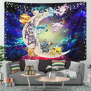 Eevee Evolution Pokemon Moon And Back Galaxy Tapestry Room Decor Nearkii