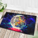 Torchic Grovyle Piplup Pokemon Love You To The Moon Galaxy Doormat Home Decor Nearkii