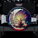 Totoro Ghibli Snorlax Pokemon Love You To The Moon Galaxy Car Spare Tire Covers Gift For Campers Nearkii