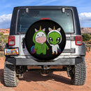 Unicorn Alien Chibi Cute Jeep Car Spare Tire Cover