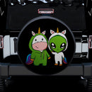 Unicorn Alien Chibi Cute Jeep Car Spare Tire Cover
