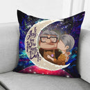 Up Couple Love You To The Moon Galaxy Pillowcase Room Decor Nearkii