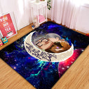 Up Couple Love You To The Moon Galaxy Carpet Rug Home Room Decor Nearkii