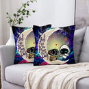 Wall - E Couple Love You To The Moon Galaxy Pillowcase Room Decor Nearkii
