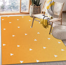 Agatsuma Zenitsu Classic Thunder Pillar Pattern Demon Slayer Kimetsu No Yaiba Carpet Rug Home Room Decor Nearkii