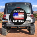 I Identify As An American Jeep Car Spare Tire Cover Gift For Campers Nearkii