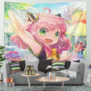 Anya Summer Spy x Family 1 Tapestry Room Decor Nearkii