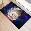 Anya Spy x Family Dog Love You To The Moon Galaxy Doormat Home Decor Nearkii