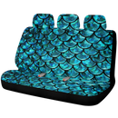 Ariel Pattern Car Back Seat Covers Decor Protectors Nearkii