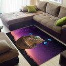 Baby Yoda Galaxy Butterfly Rug Carpet Rug Home Room Decor Nearkii