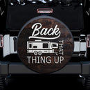 Back That Thing Up Wood Style Car Spare Tire Covers Gift For Campers Nearkii