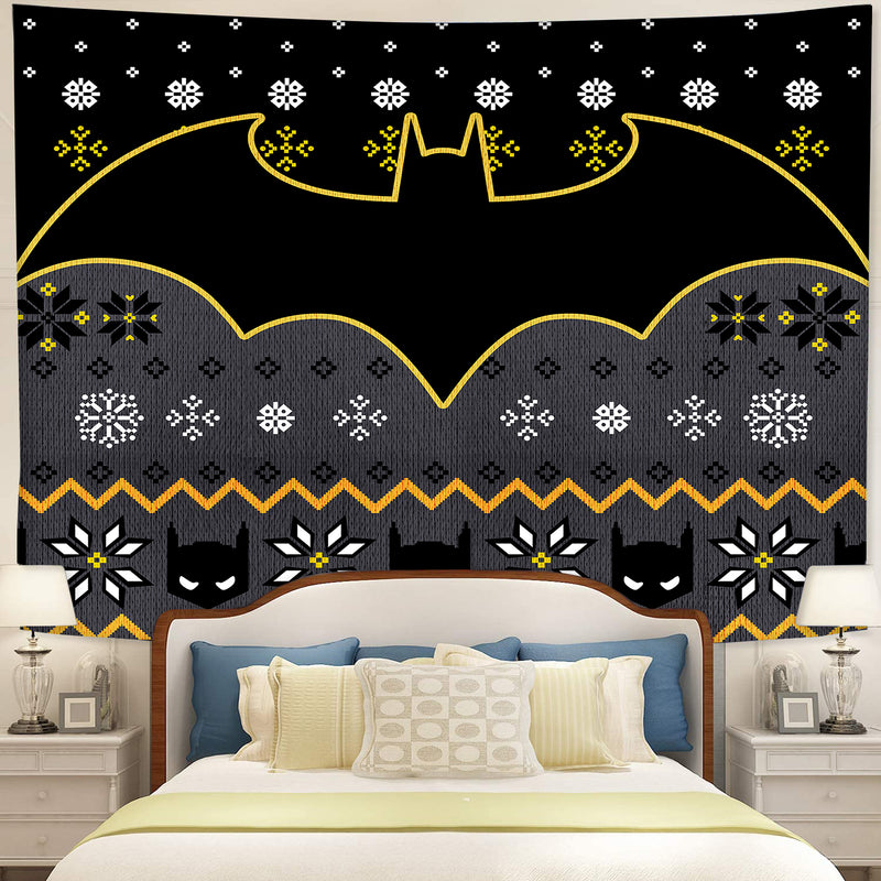 Batman Christmas Tapestry Room Decor Nearkii