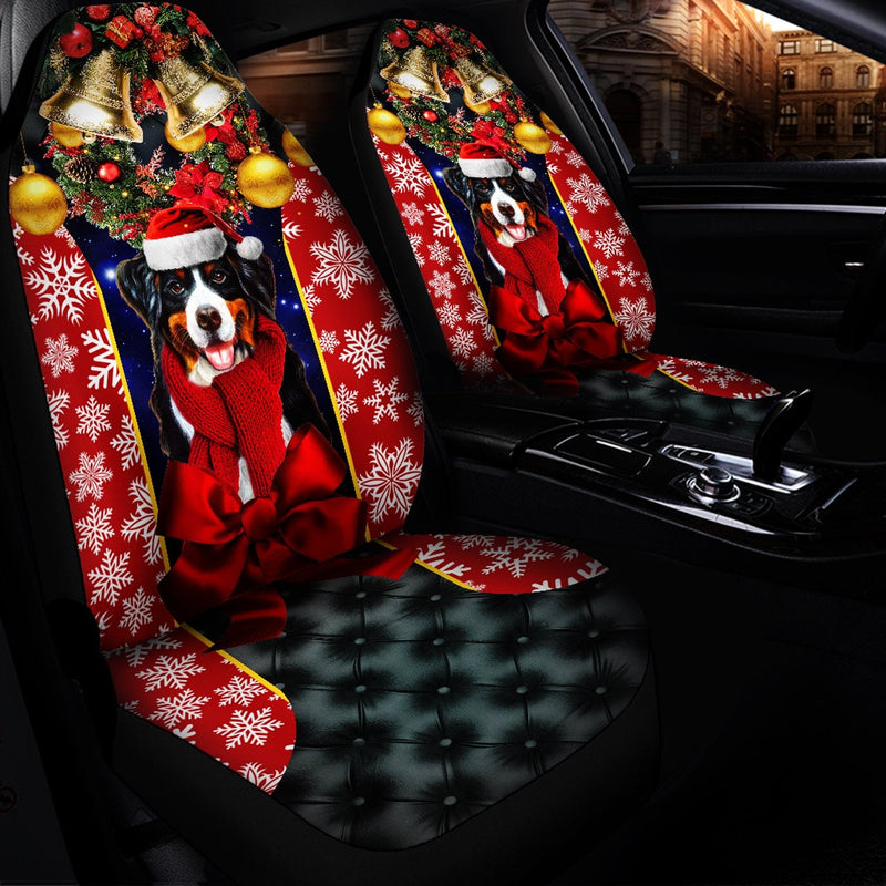 Dog Christmas Premium Custom Car Premium Custom Car Seat Covers Decor Protectors Decor Protector Nearkii