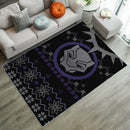 Black Panther Christmas Rug Carpet Rug Home Room Decor Nearkii