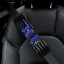 Halloween American Flag Blue Jeep Girl Car Seat Belt Cover Custom Car Accessories Nearkii