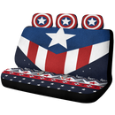Captain America Christmas Car Back Seat Covers Decor Protectors Nearkii
