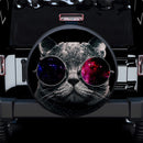Cat Glasses Space Abstract Car Spare Tire Covers Gift For Campers Nearkii