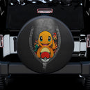 Charmander Pokemon Zipper Car Spare Tire Covers Gift For Campers Nearkii