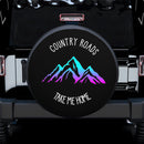 Country Roads Take Me Home Spare Tire Covers Gift For Campers Nearkii