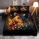 Cute Giraffe Bedded Down In The Grass Quilt Bed Sets