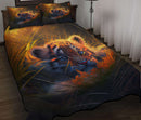 Cute Tiger Bedded Down In The Grass Quilt Bed Sets