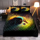 Cute Puppy 5 Bedded Down In The Grass Quilt Bed Sets