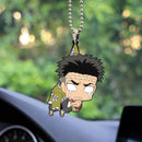 Cute Anime Demon Slayer Gyomei Himejima Car Ornament Custom Car Accessories Decorations