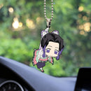 Cute Anime Demon Slayer Shinobu Car Ornament Custom Car Accessories Decorations