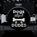 Dog Before Dudes Car Spare Tire Cover