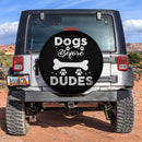 Dog Before Dudes Car Spare Tire Cover