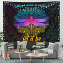 Dragonfly Mandala Let It Be Tapestry Room Decor Nearkii