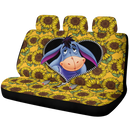 Eeyore Zipper Sunflower Car Back Seat Covers Decor Protectors Nearkii