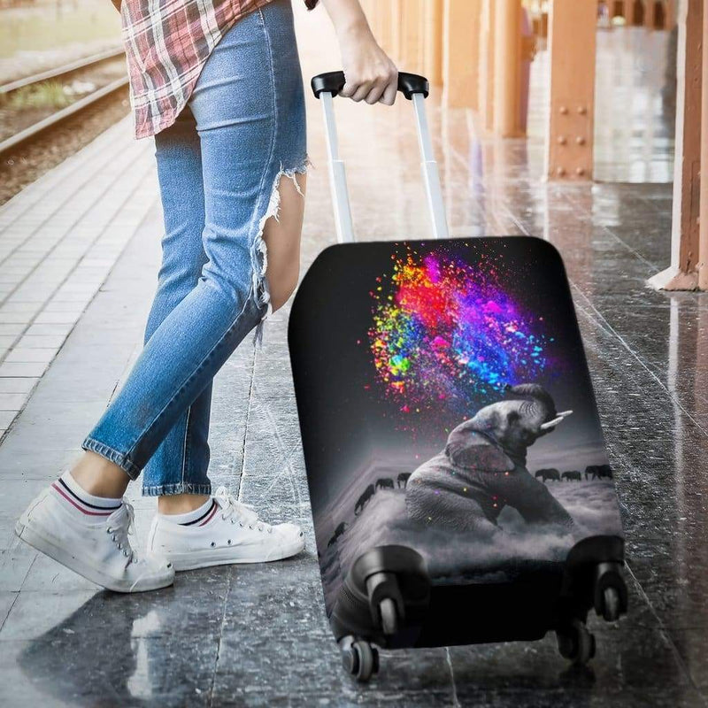 Elephant Travel Luggage Cover Suitcase Protector Nearkii
