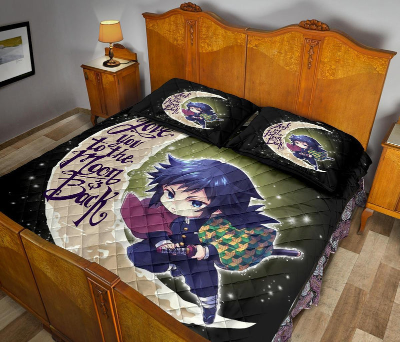 Evil Demon Slayer Cute Anime Quilt Bed Sets Nearkii