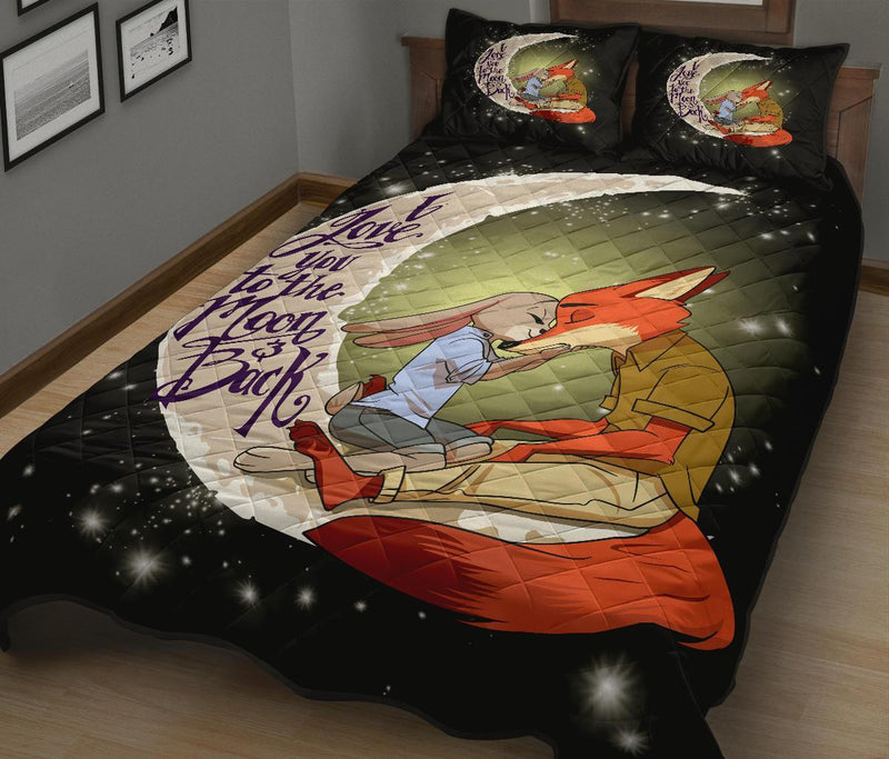 Fox To The Moon Quilt Bed Sets Nearkii