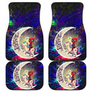 Deadpool Unicorn Love You To The Moon Galaxy Car Mats Nearkii