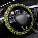 Camouflage Military US Army Green Premium Car Steering Wheel Cover Nearkii