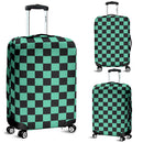 Tanjiro Kamado Insect Pillar Butterfly Pink Classic Pattern Demon Slayer Kimetsu No Yaiba Luggage Covers Nearkii