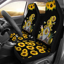 Best Sunflower Gnome With Bee Seat Covers Car Decor Car Protector Nearkii